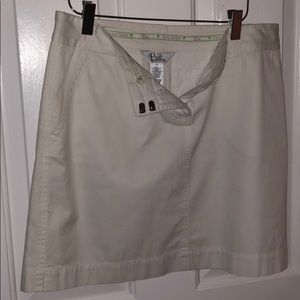 Lilly Pulitzer white summer skirt